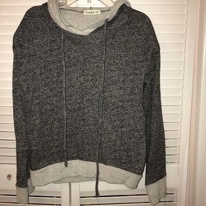 Cropped Gray Hoodie